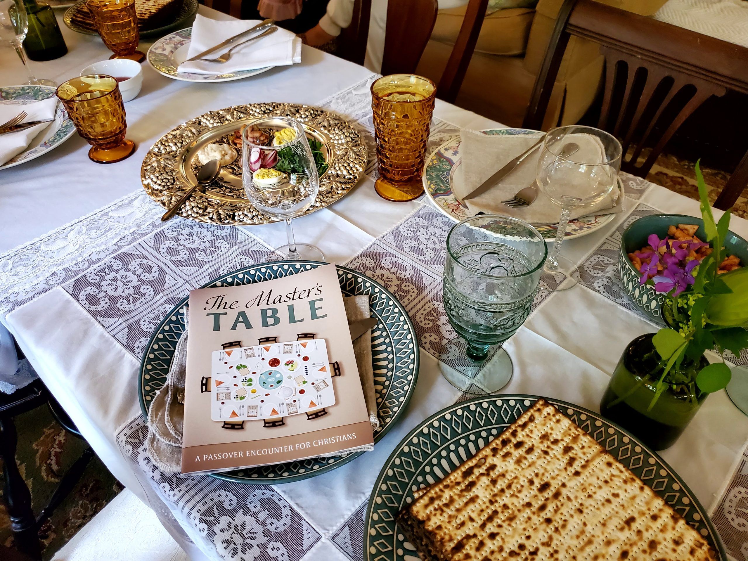Passover Seder Table